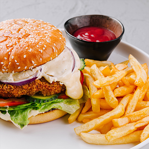 Nanus Hot Chicken Chicken Sando With Fries