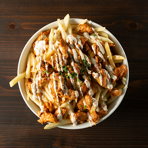 Nanus Hot Chicken Loaded Chicken Fries