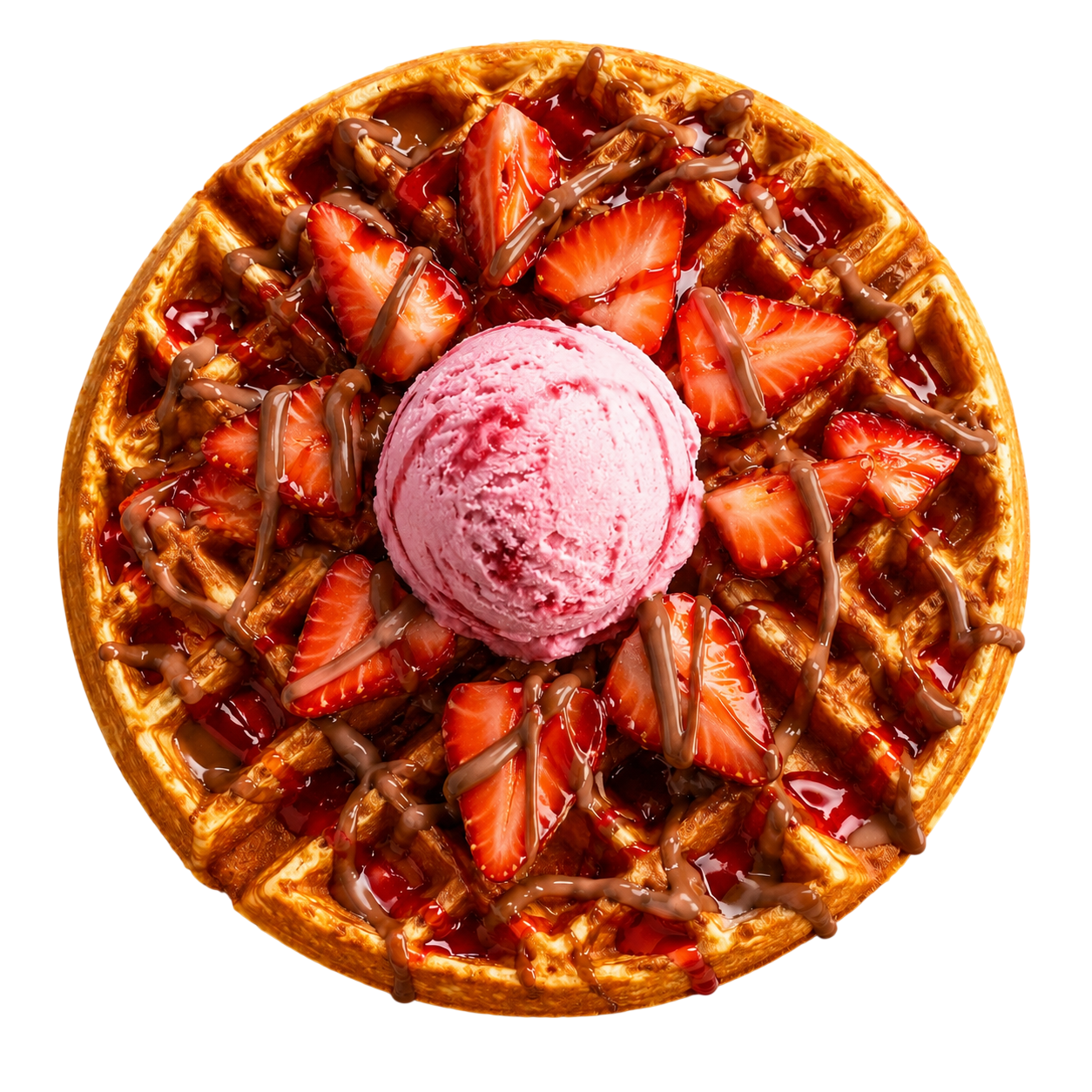 {TAKEAWAY NAME} waffles