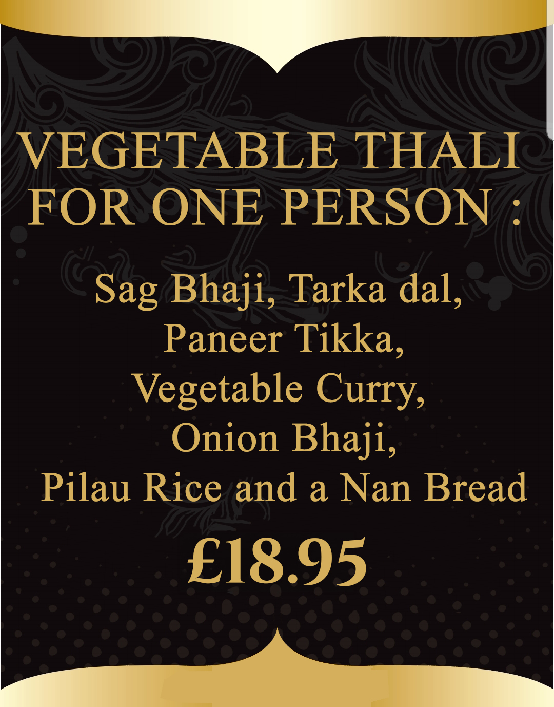 meal thali banner