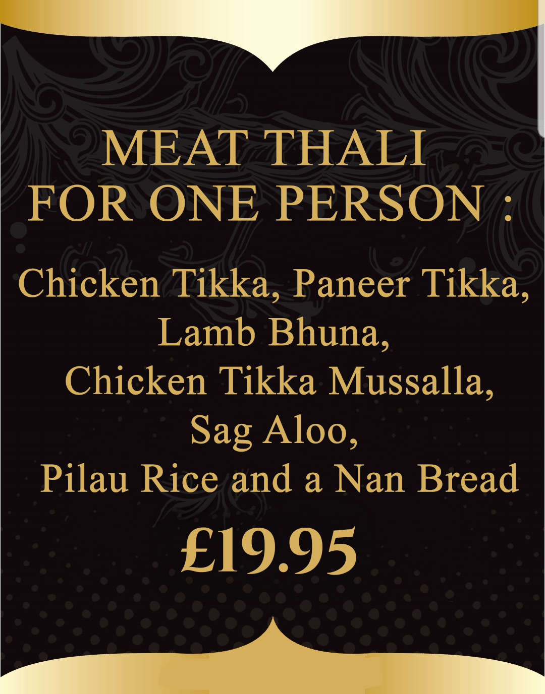 vegetable thali banner