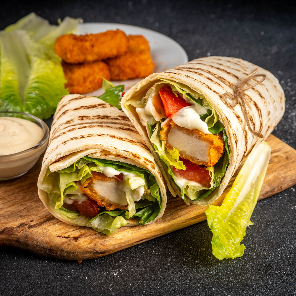 Grill Master Salad and Coffee House Wraps