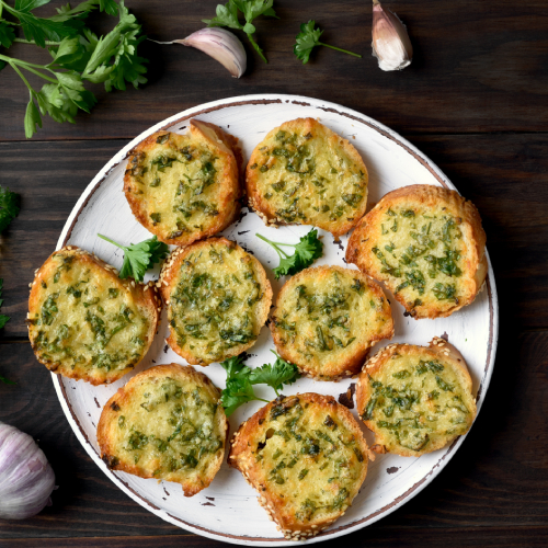 Sip and Bite Garlic Bread