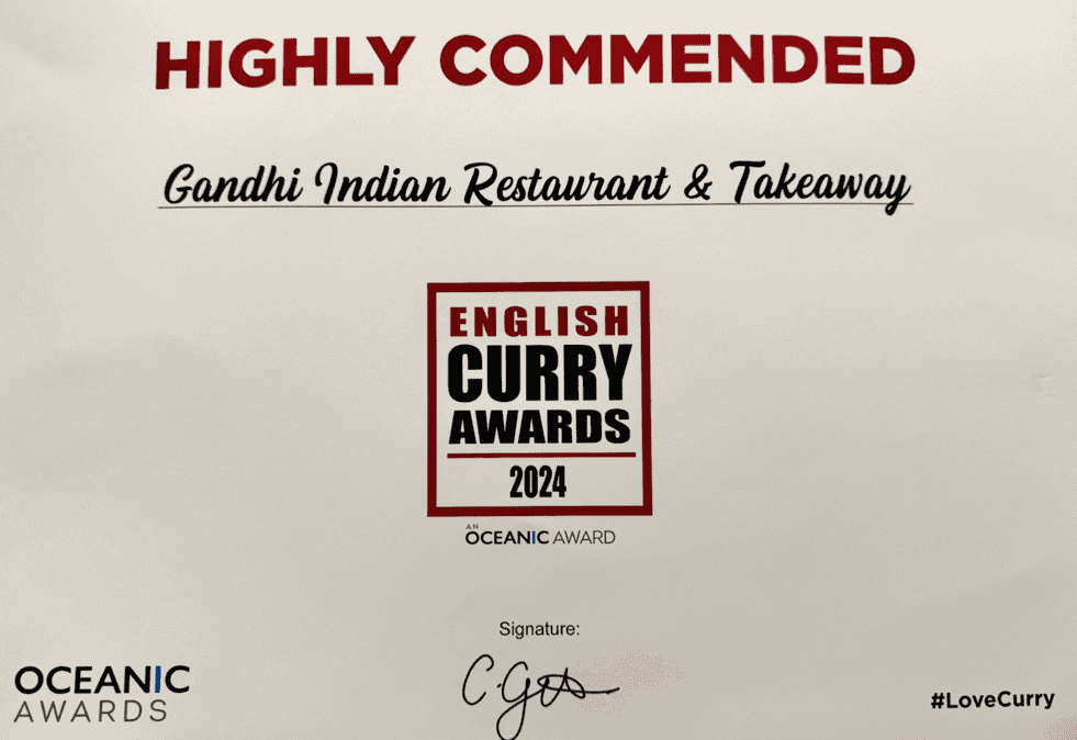 Gandhi Indian Award Banner