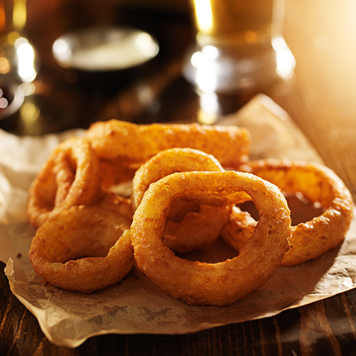 {TAKEAWAY NAME} Onion Rings