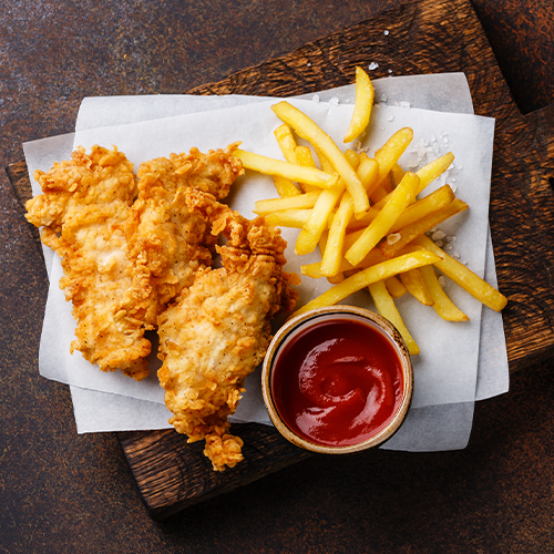 {TAKEAWAY NAME} Fish and chips
